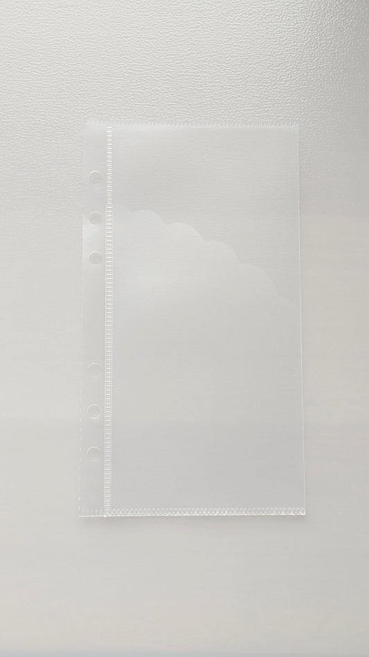 Pochette pétales transparente A6