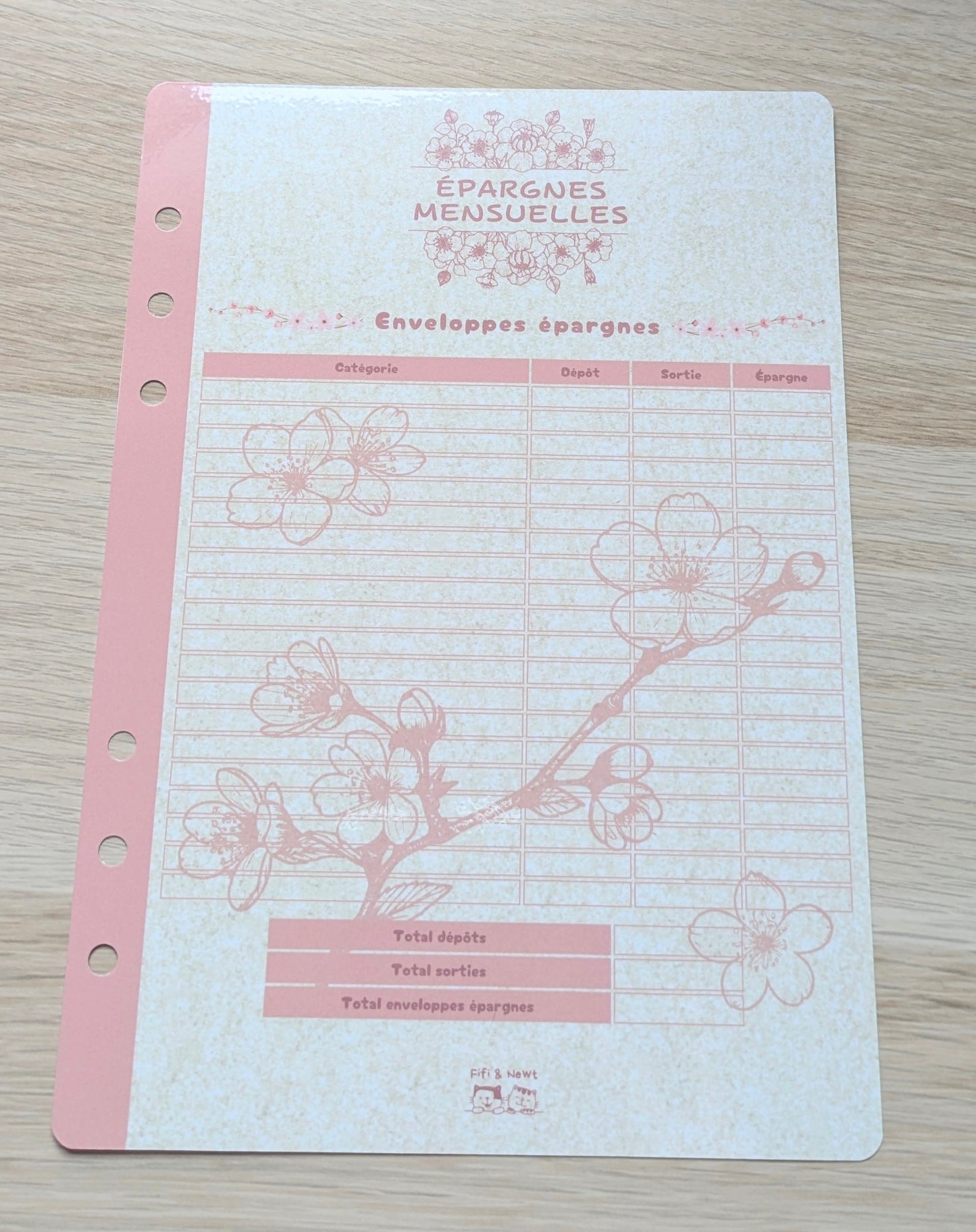 Collection Sakura 🌸 - Budget planner A5
