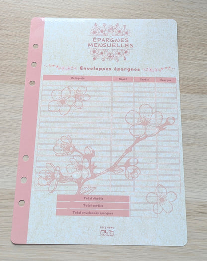 Collection Sakura 🌸 - Budget planner A5