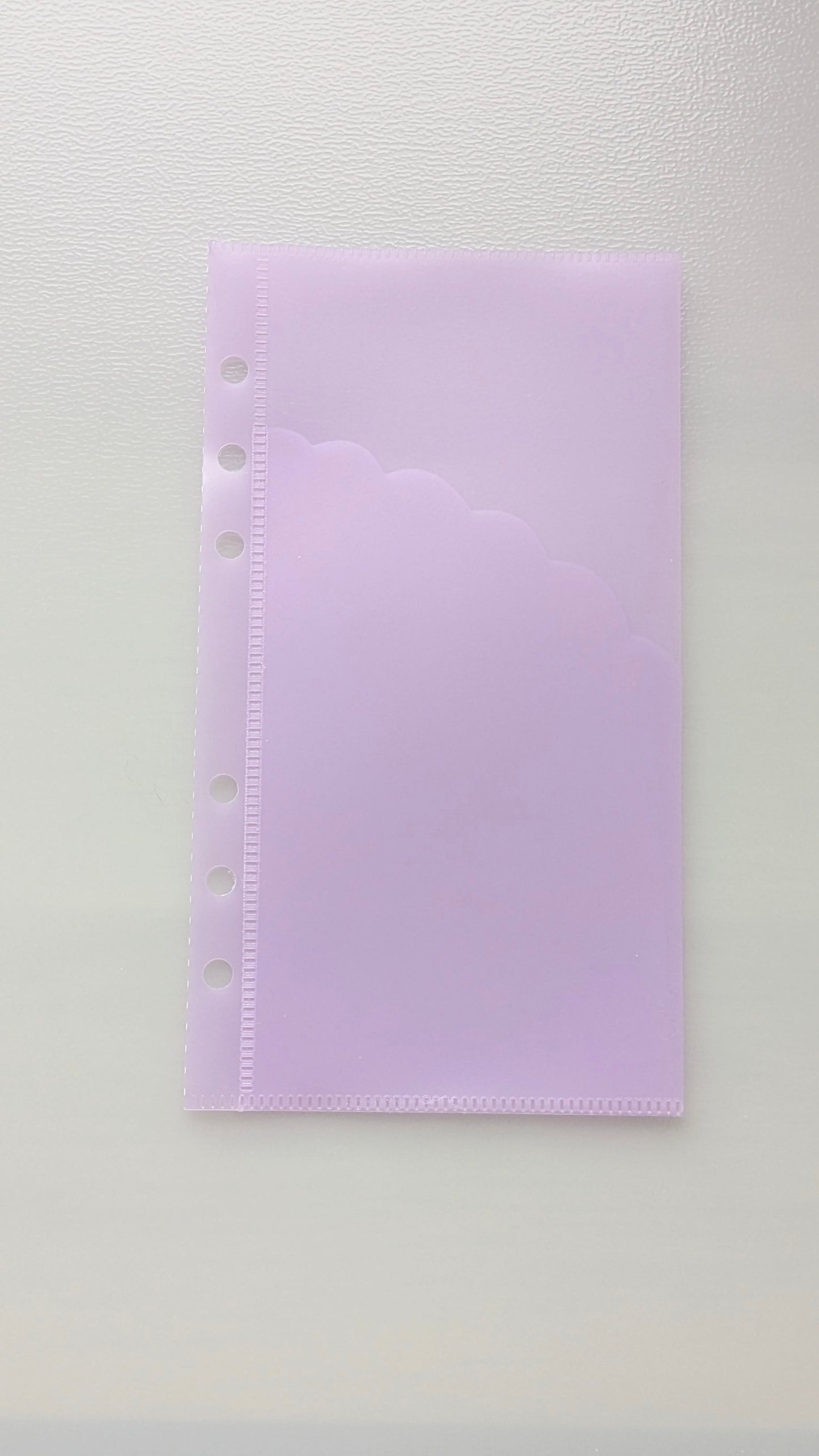 Pochette pétales transparente A6