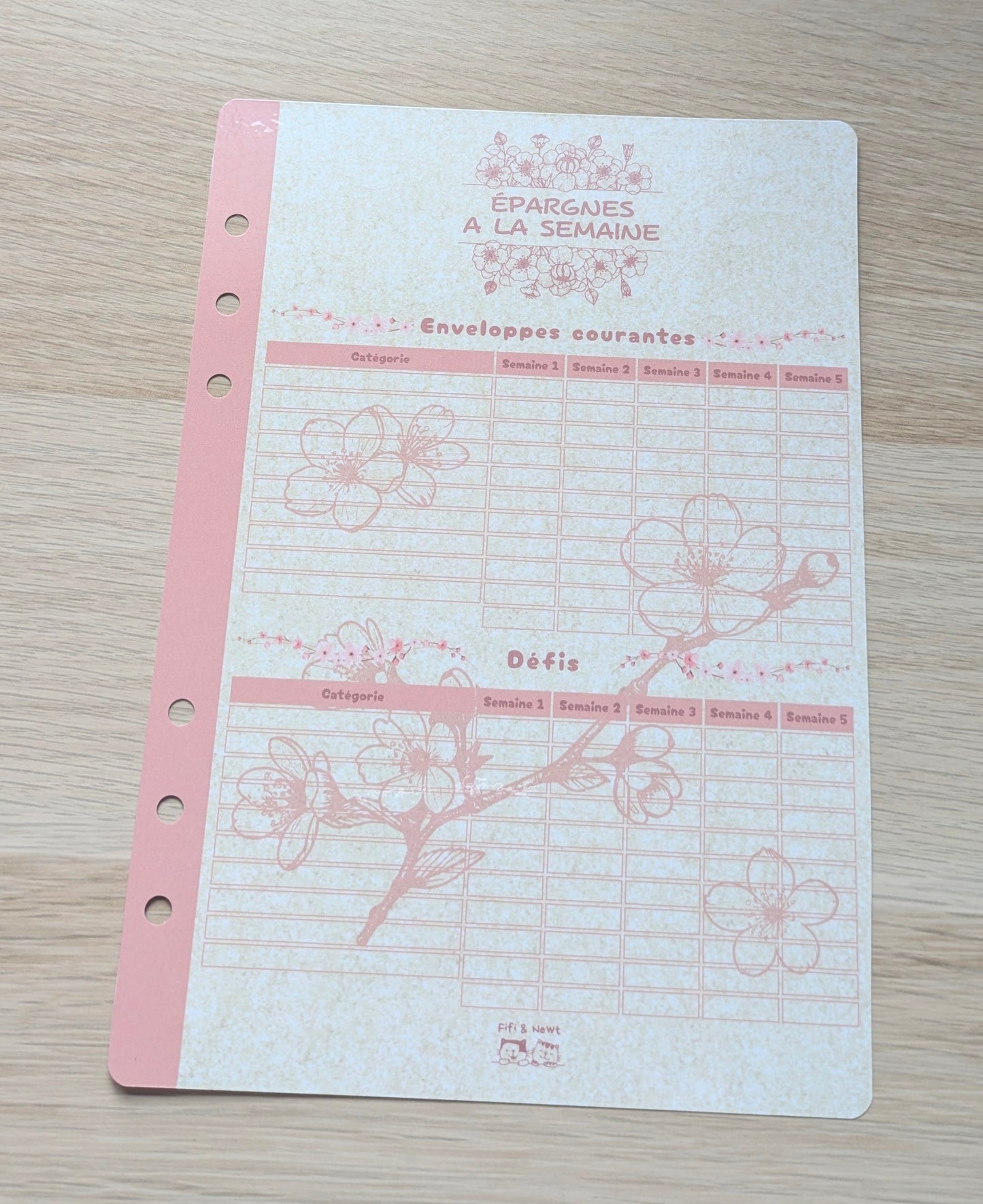 Collection Sakura 🌸 - Budget planner A5