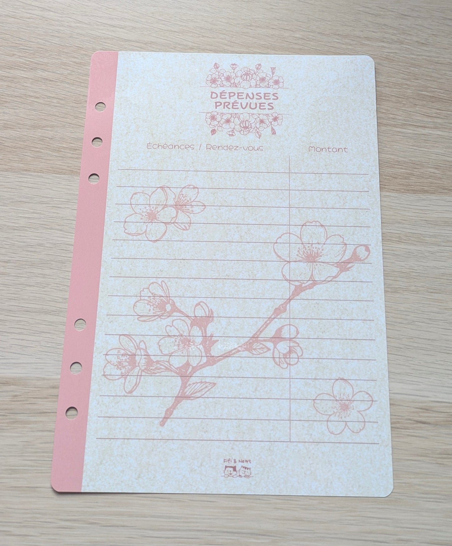 Collection Sakura 🌸 - Budget planner A5