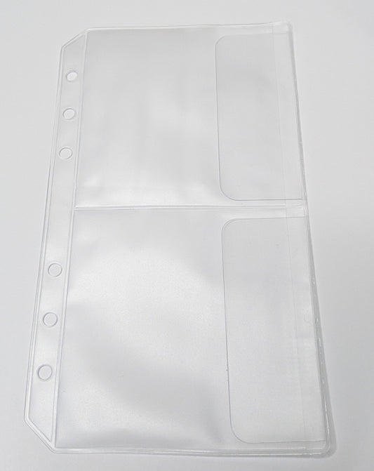 Pochette 2 compartiments à rabat A6