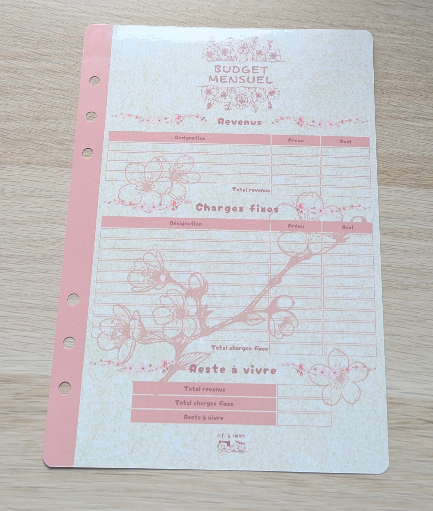 Collection Sakura 🌸 - Budget planner A5