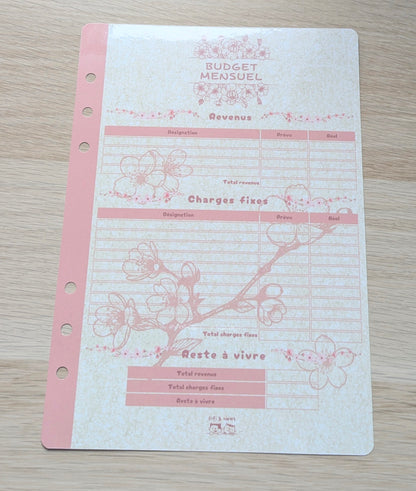 Collection Sakura 🌸 - Budget planner A5