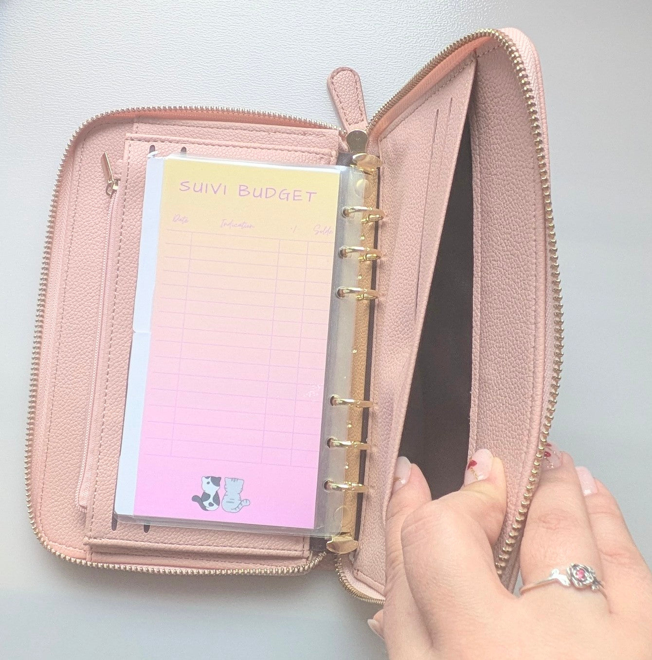 Classeur portefeuille A6