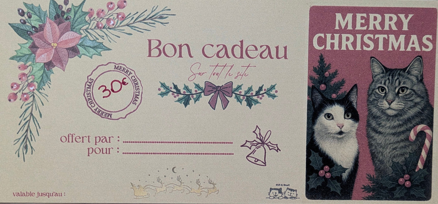 Noël - Bon cadeau